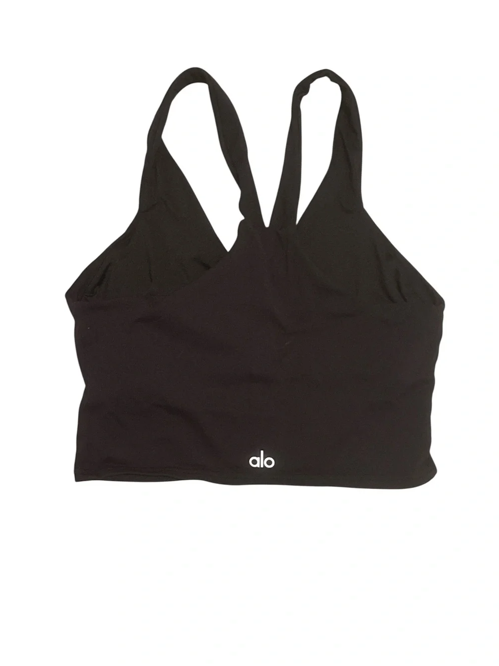 ALO Yoga Black Racerback Tank Top